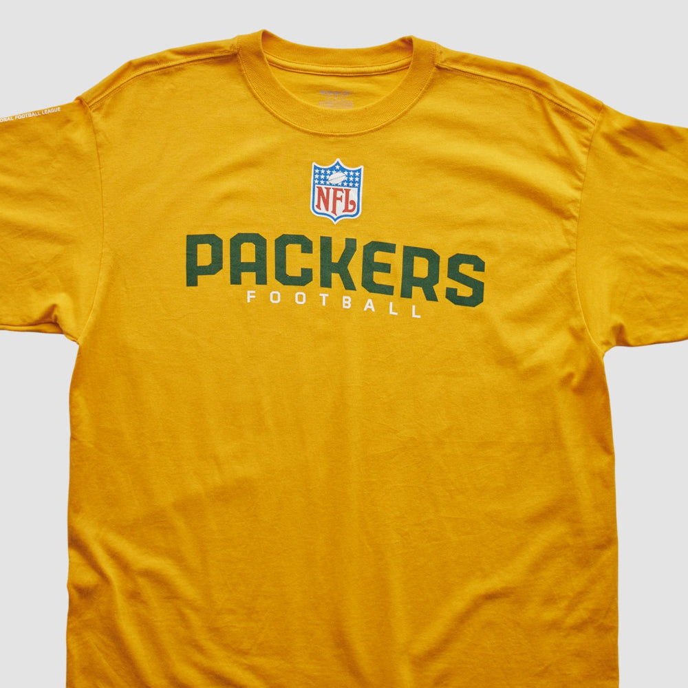 Green Bay Packers Reebok 2000s T-shirt Yellow Vintage