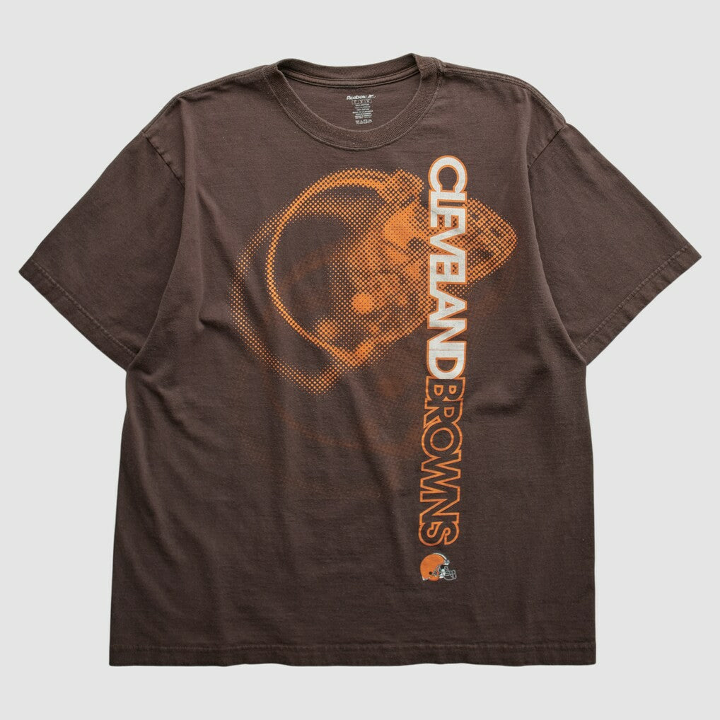 Cleveland Browns Reebok 2010s T-shirt Brown Vintage