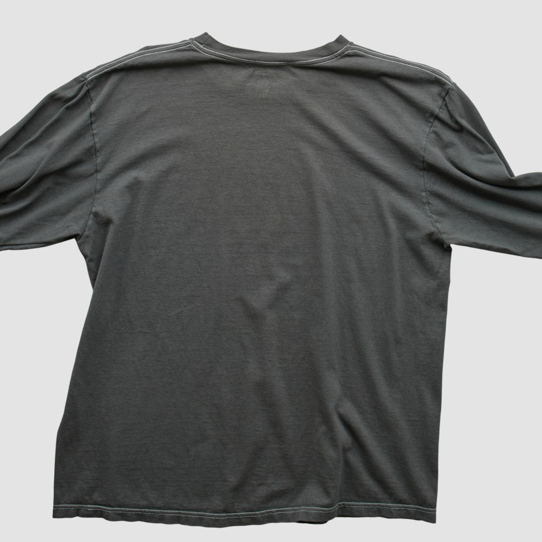 New York Giants Reebok 2008 Long Sleeve T-shirt Charcoal Vintage