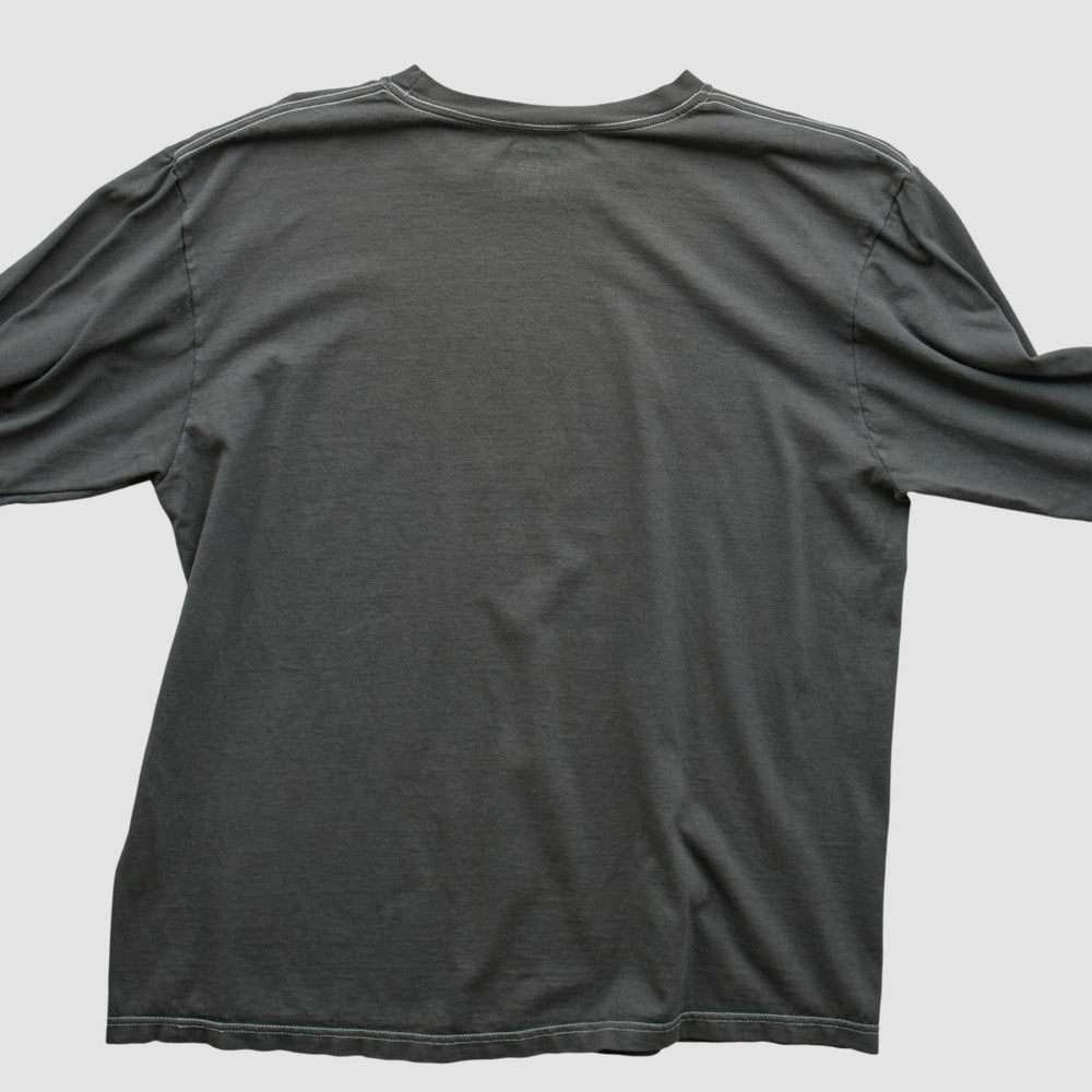 New York Giants Reebok 2008 Long Sleeve T-shirt Charcoal Vintage