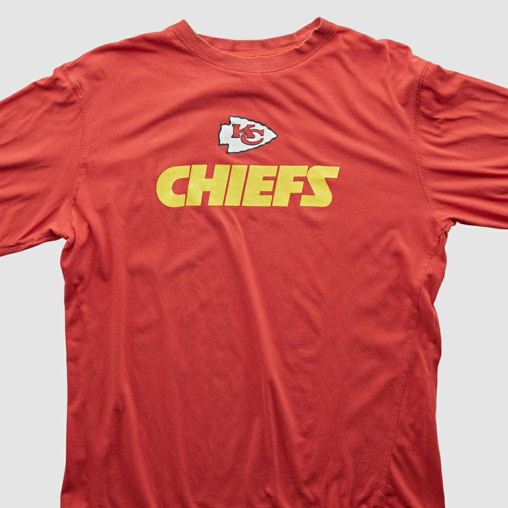 Kansas City Chiefs NFL 2000s Long Sleeve T-shirt Red Vintage