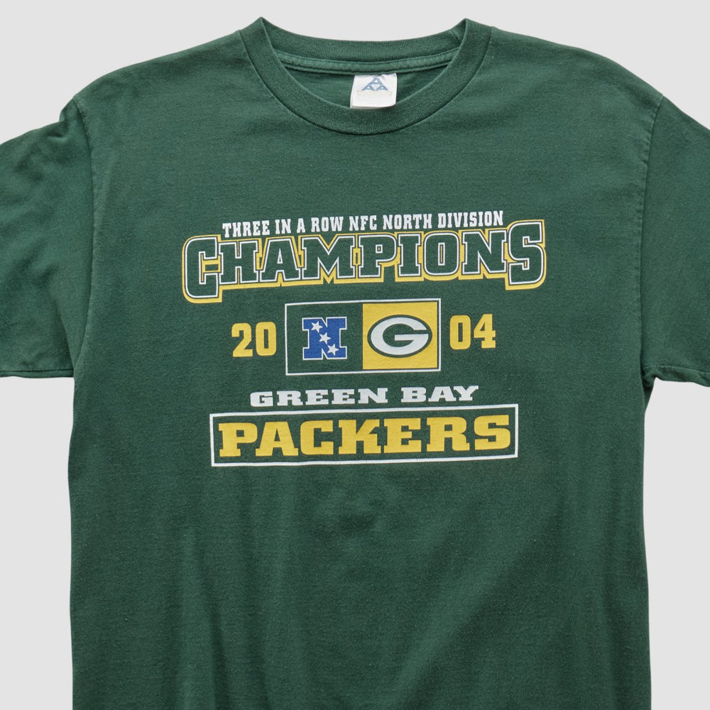 Green Bay Packers Alstyle 2004 T-shirt Green Vintage