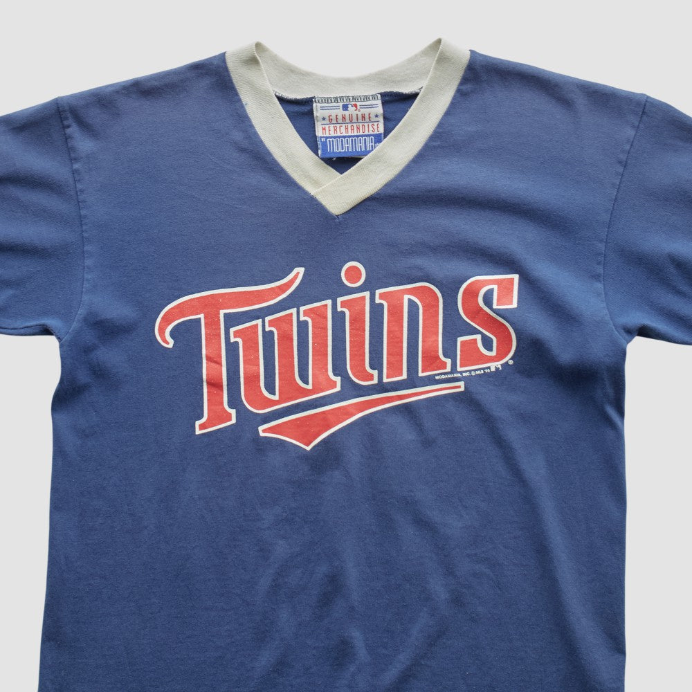 Minnesota Twins MLB Genuine Merchandise 90s T-shirt - Blue - XXS by Fanatics Real Vintage T-shirts