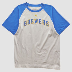 Milwaukee Brewers 2010s T-shirt - White - M by Fanatics Real Vintage T-shirts