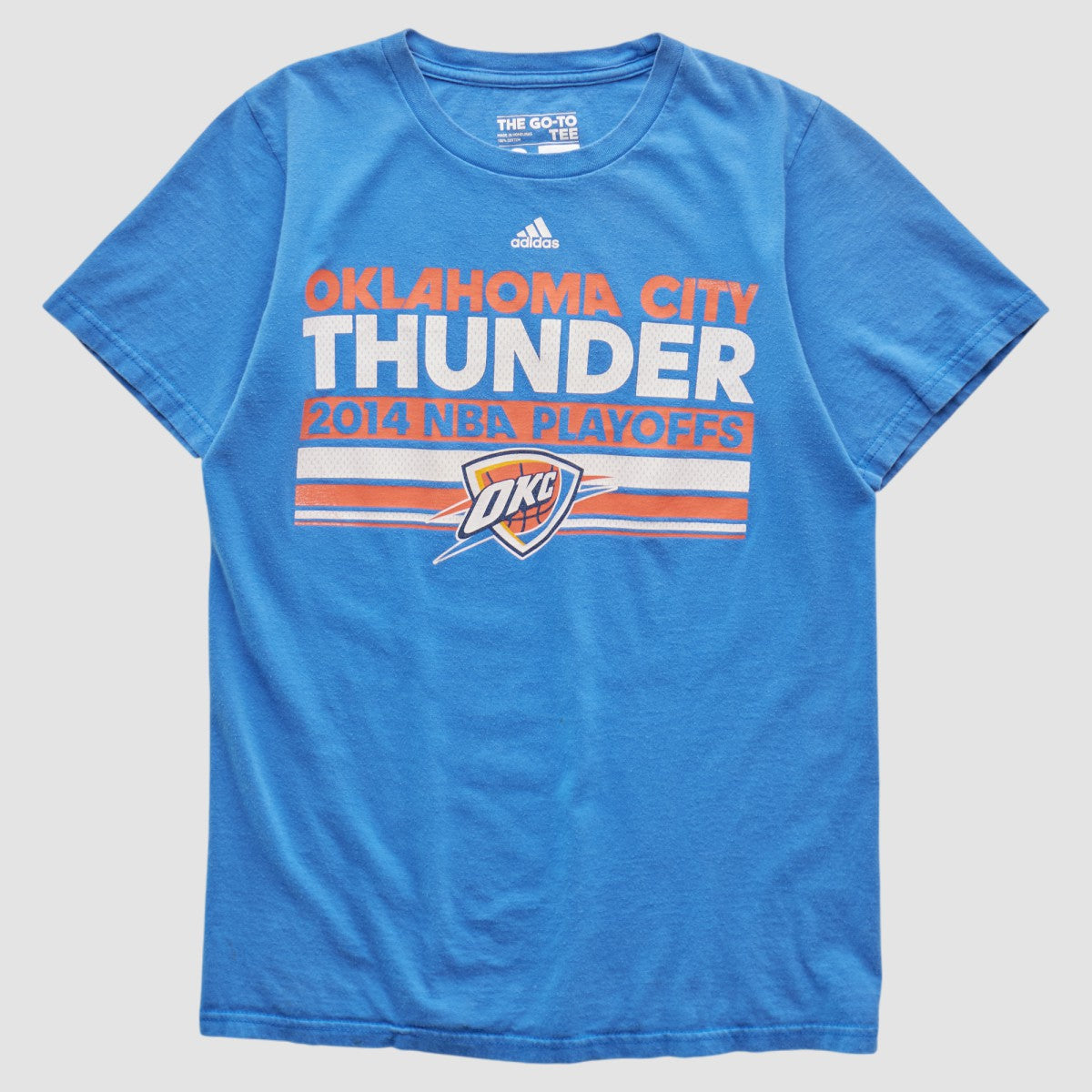 Oklahoma City Thunder 2014 T-shirt Blue Vintage