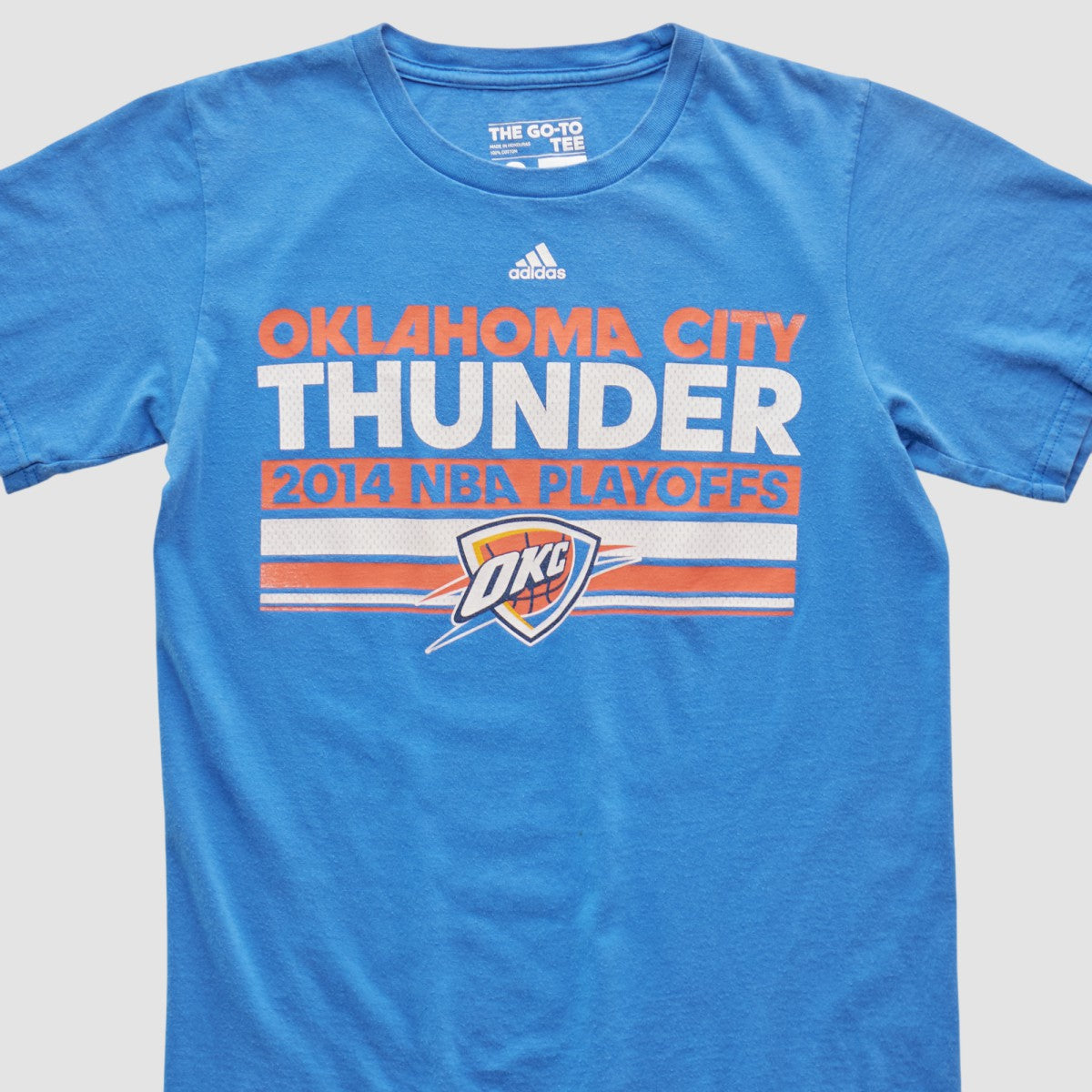 Oklahoma City Thunder 2014 T-shirt Blue Vintage