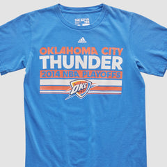 Oklahoma City Thunder 2014 T-shirt Blue Vintage