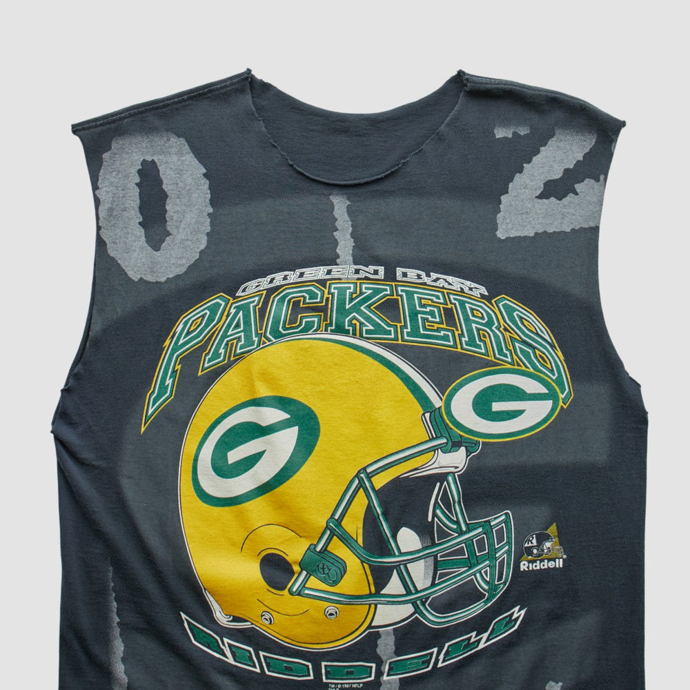 Green Bay Packers 1997 Tank Charcoal Vintage