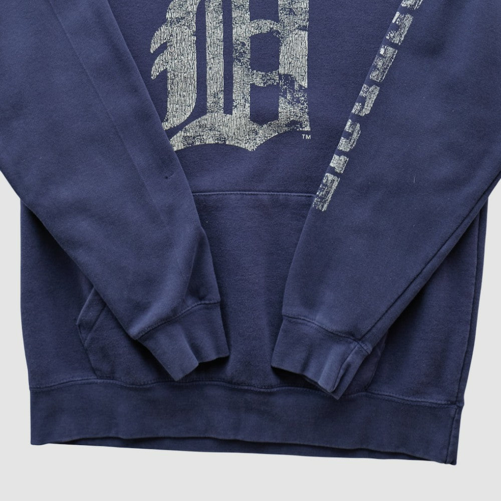 Detroit Tigers Adidas 2010s Hooded Pullover Sweatshirt - Navy - XS by Fanatics Real Vintage Pullover