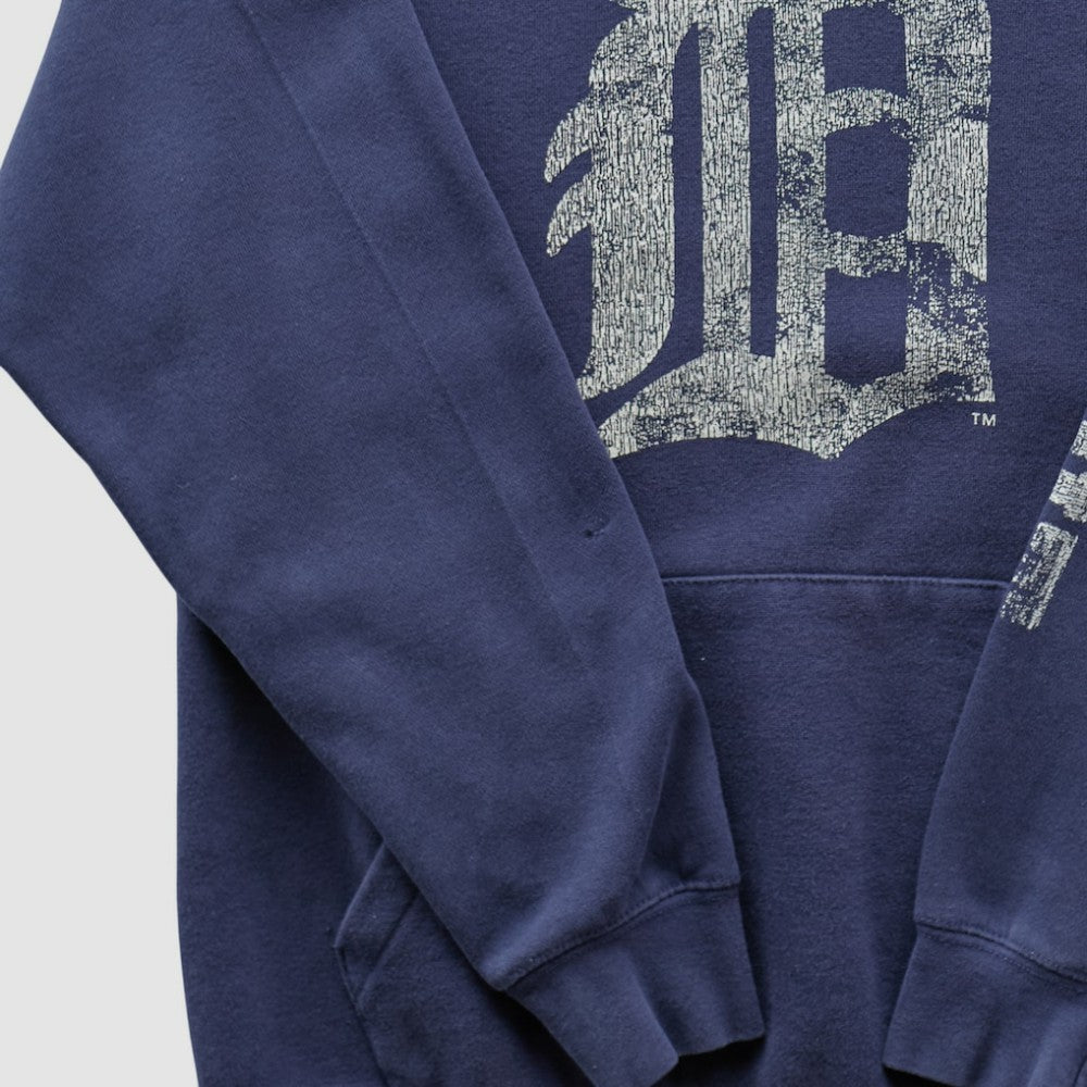 Detroit Tigers Adidas 2010s Hooded Pullover Sweatshirt - Navy - XS by Fanatics Real Vintage Pullover
