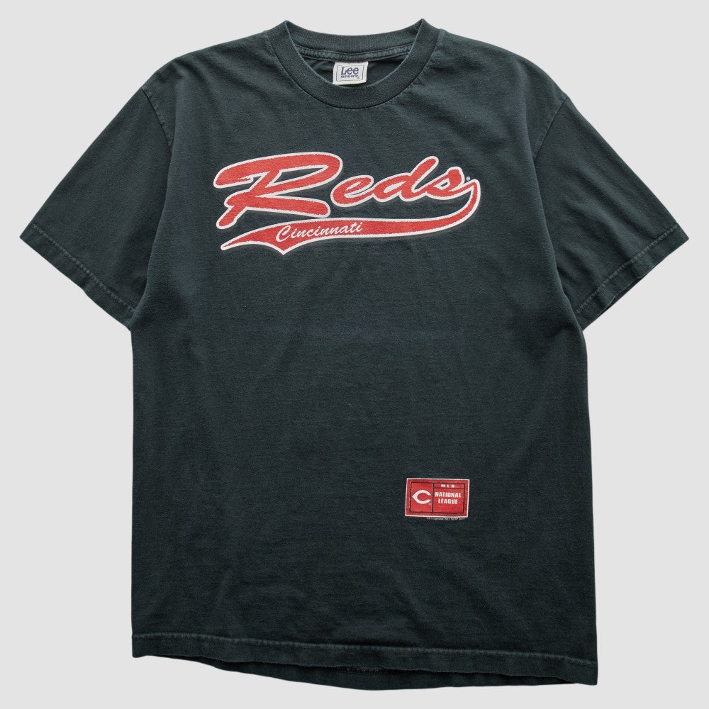 Cincinnati Reds Lee Apparel 2000s T-shirt - Charcoal - M by Fanatics Real Vintage T-shirts