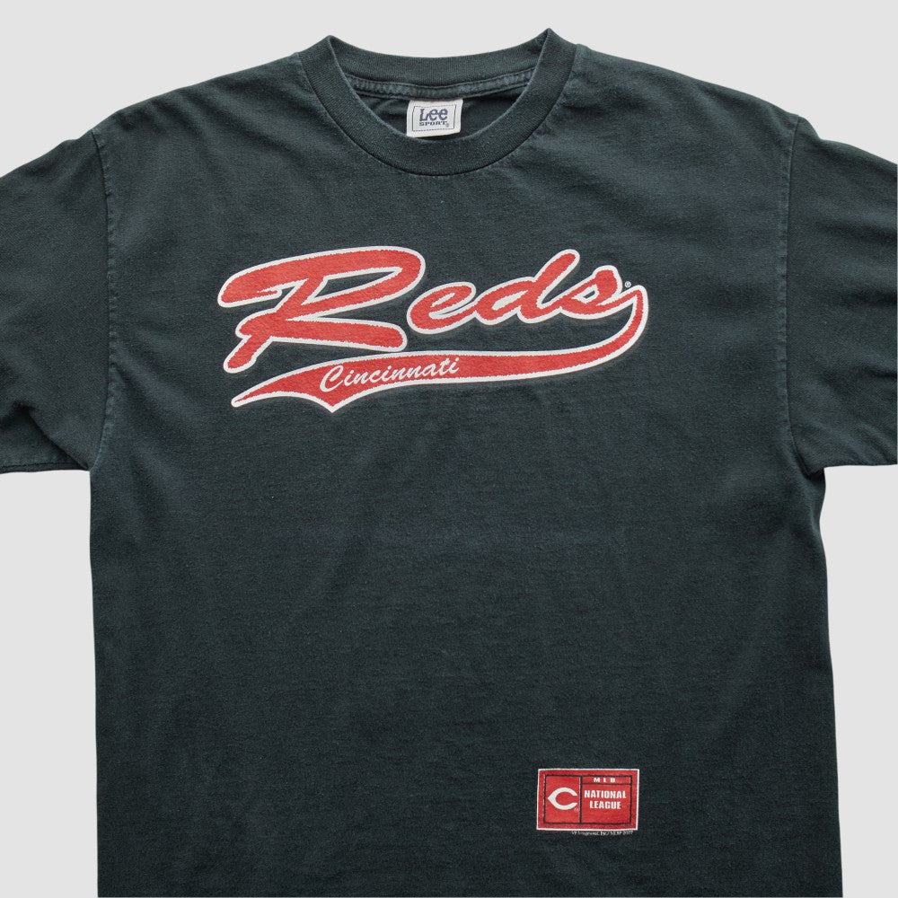 Cincinnati Reds Lee Apparel 2000s T-shirt - Charcoal - M by Fanatics Real Vintage T-shirts