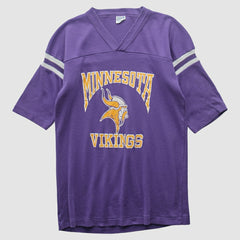 Minnesota Vikings Logo 7 90s T-shirt Purple Vintage