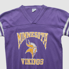 Minnesota Vikings Logo 7 90s T-shirt Purple Vintage