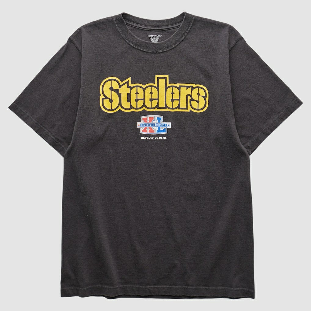 Pittsburgh Steelers Reebok 2006 T-shirt Black Vintage