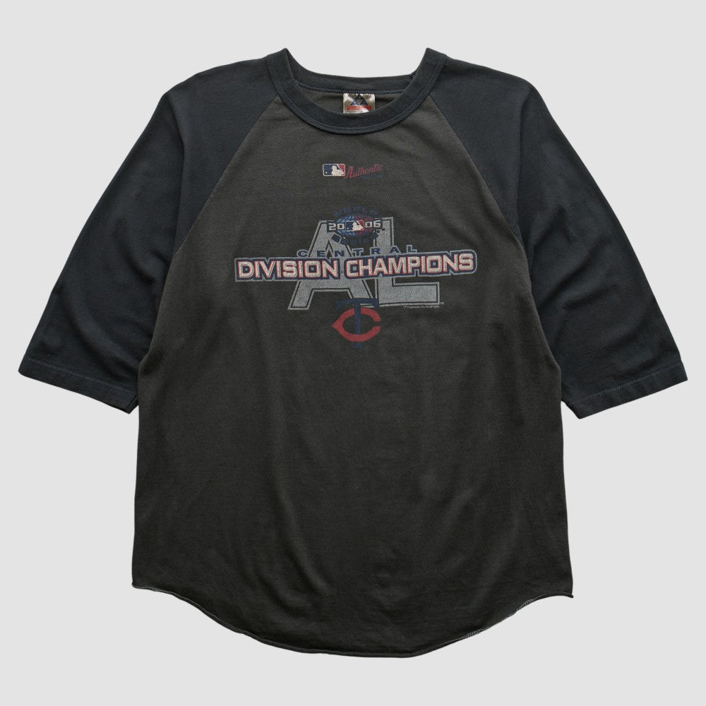 Minnesota Twins Alstyle Apparel 2006 T-shirt - Charcoal - M by Fanatics Real Vintage T-shirts