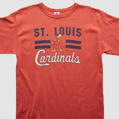 St. Louis Cardinals Logo 7 1989 T-shirt - Red - L by Fanatics Real Vintage T-shirts