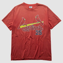 St. Louis Cardinals Lee Apparel 2001 T-shirt - Red - M by Fanatics Real Vintage T-shirts