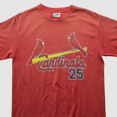 St. Louis Cardinals Lee Apparel 2001 T-shirt - Red - M by Fanatics Real Vintage T-shirts