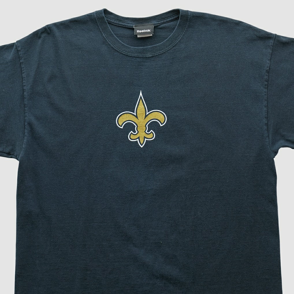 New Orleans Saints Reebok 2000s T-shirt Navy Vintage