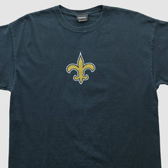 New Orleans Saints Reebok 2000s T-shirt Navy Vintage