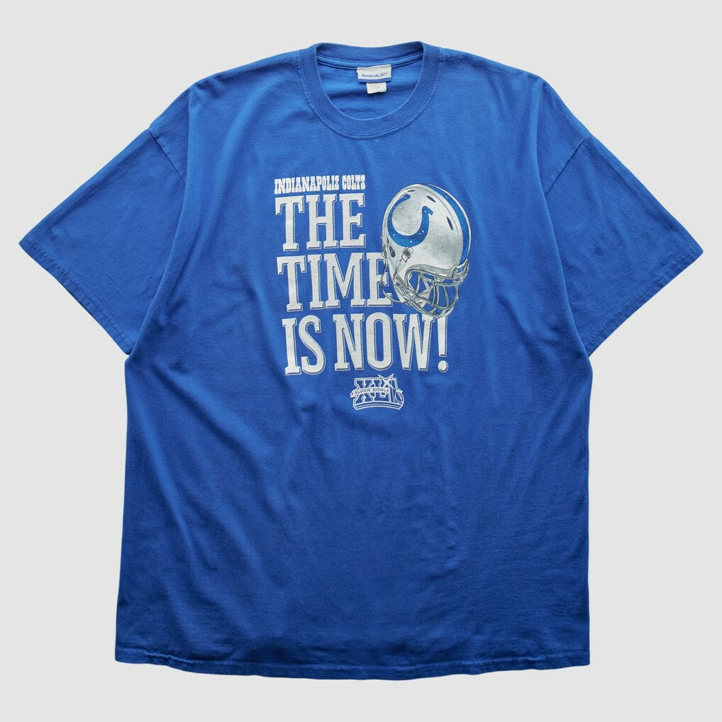 Indianapolis Colts Reebok 2008 T-shirt Blue Vintage