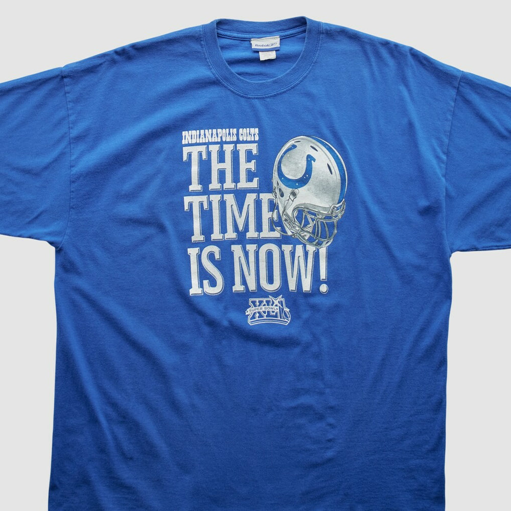 Indianapolis Colts Reebok 2008 T-shirt Blue Vintage