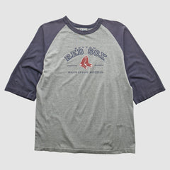 Boston Red Sox Lee Apparel 2000s T-shirt - Heather Gray - M by Fanatics Real Vintage T-shirts