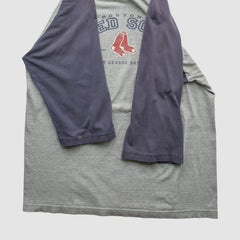 Boston Red Sox Lee Apparel 2000s T-shirt - Heather Gray - M by Fanatics Real Vintage T-shirts