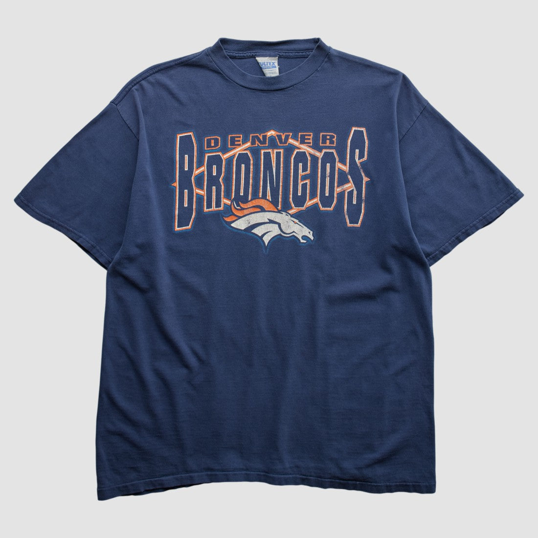 Denver Broncos Tultex 90s T-shirt Navy Vintage