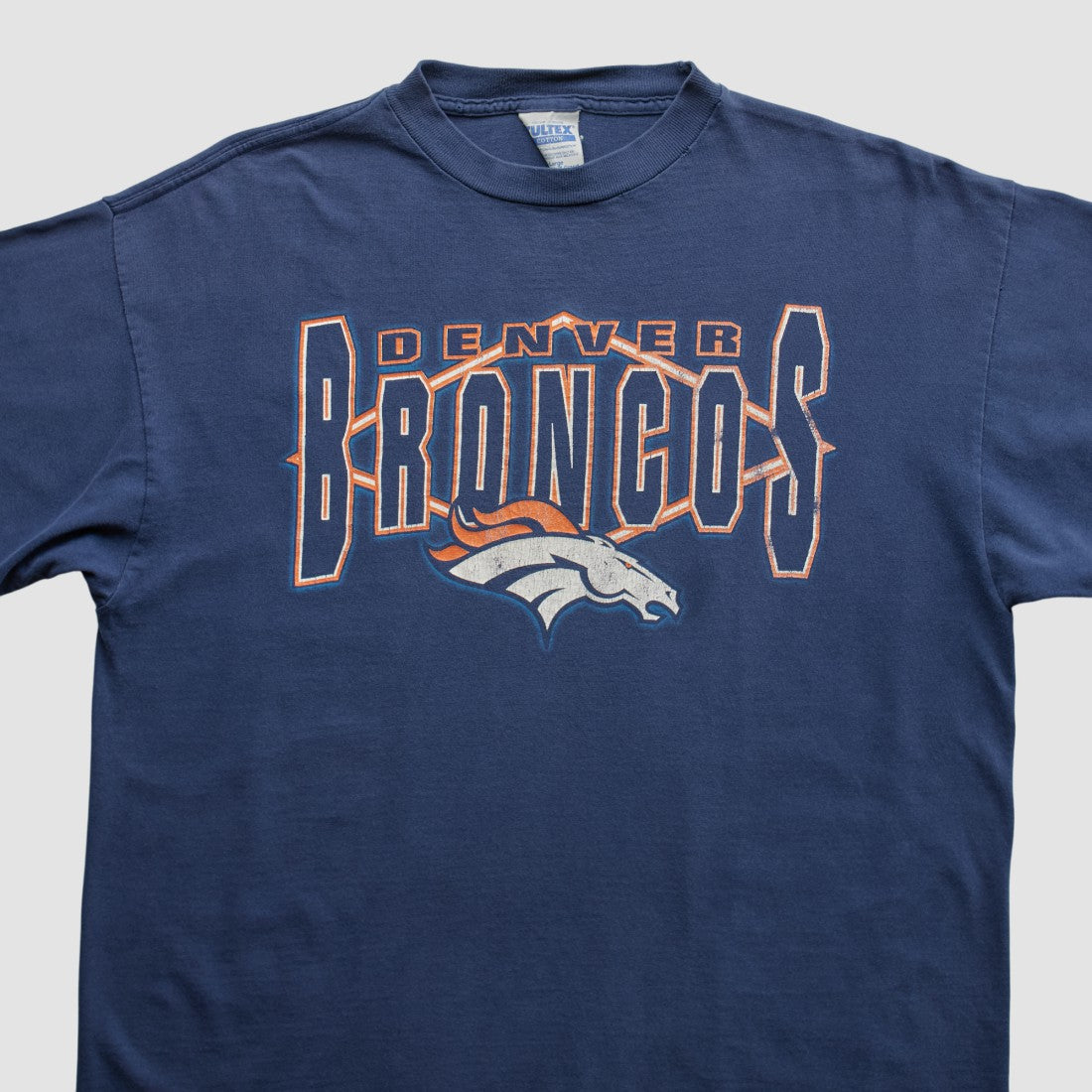 Denver Broncos Tultex 90s T-shirt Navy Vintage