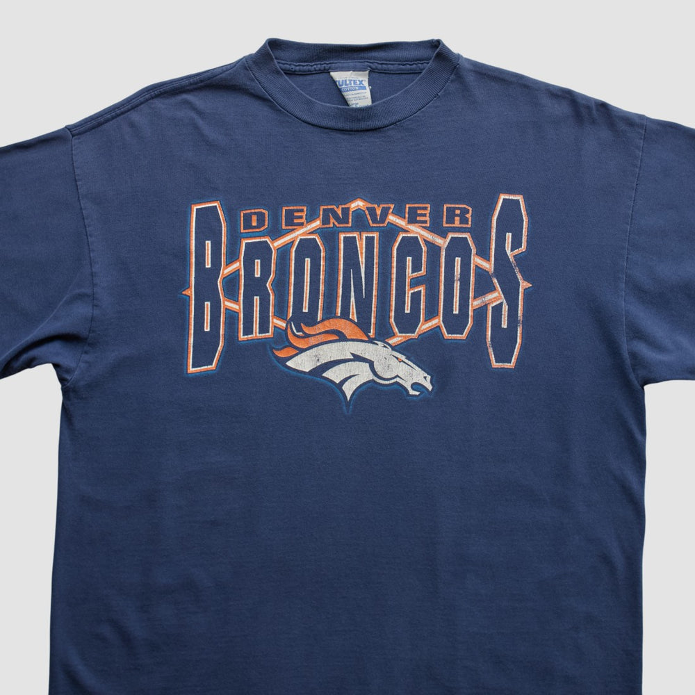 Denver Broncos Tultex 90s T-shirt Navy Vintage