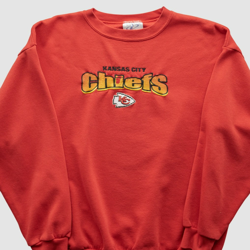 Kansas City Chiefs Logo Athletic 90s Sweatshirt Red Vintage