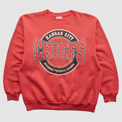 Kansas City Chiefs Hanes 90s Pullover Sweatshirt Red Vintage