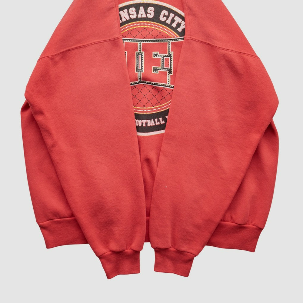 Kansas City Chiefs Hanes 90s Pullover Sweatshirt Red Vintage