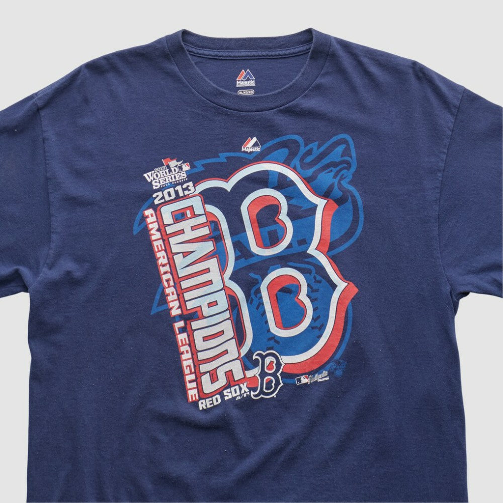 Boston Red Sox Majestic 2013 T-shirt - Navy - M by Fanatics Real Vintage T-shirts