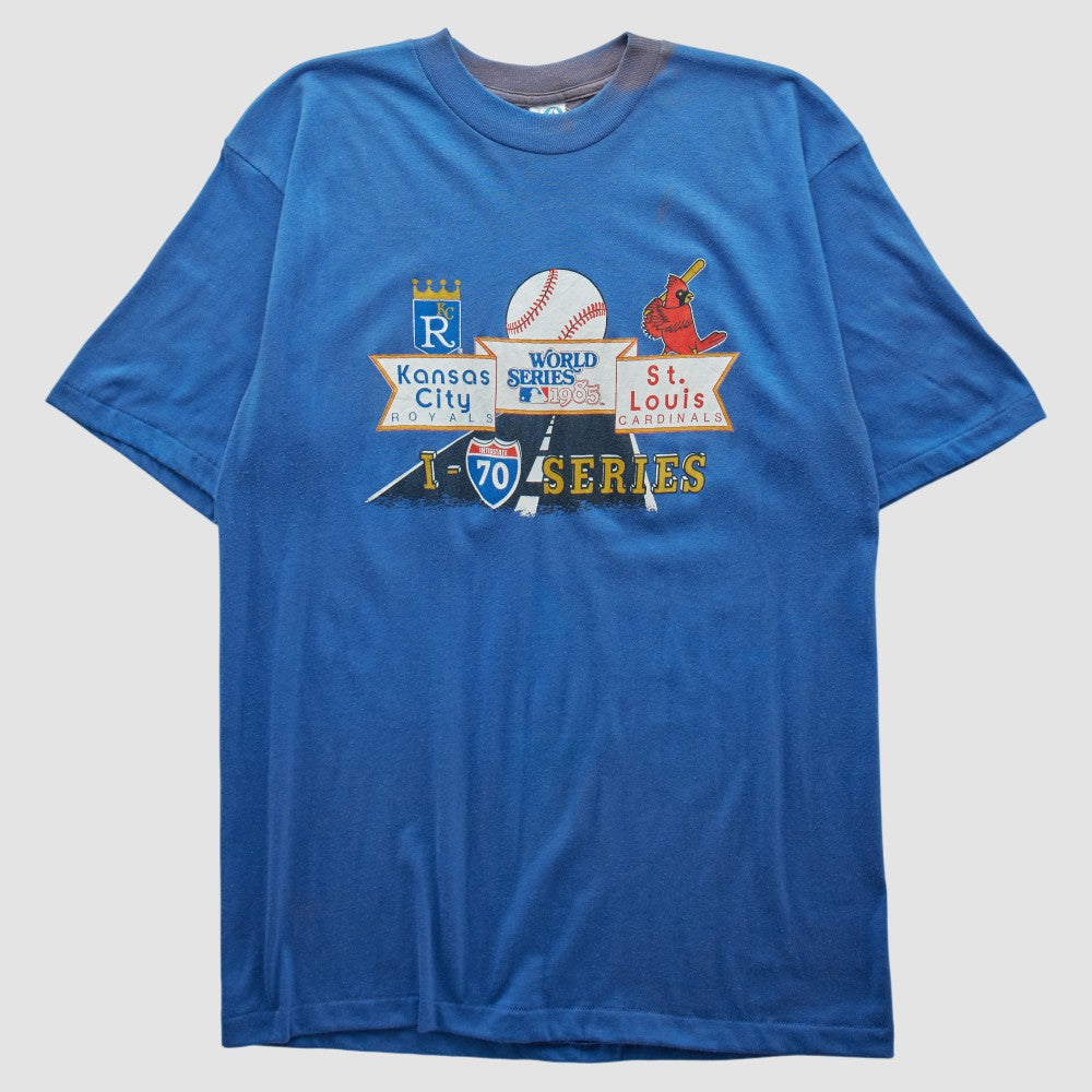 World Series Artex 1985 T-shirt - Blue - M by Fanatics Real Vintage T-shirts
