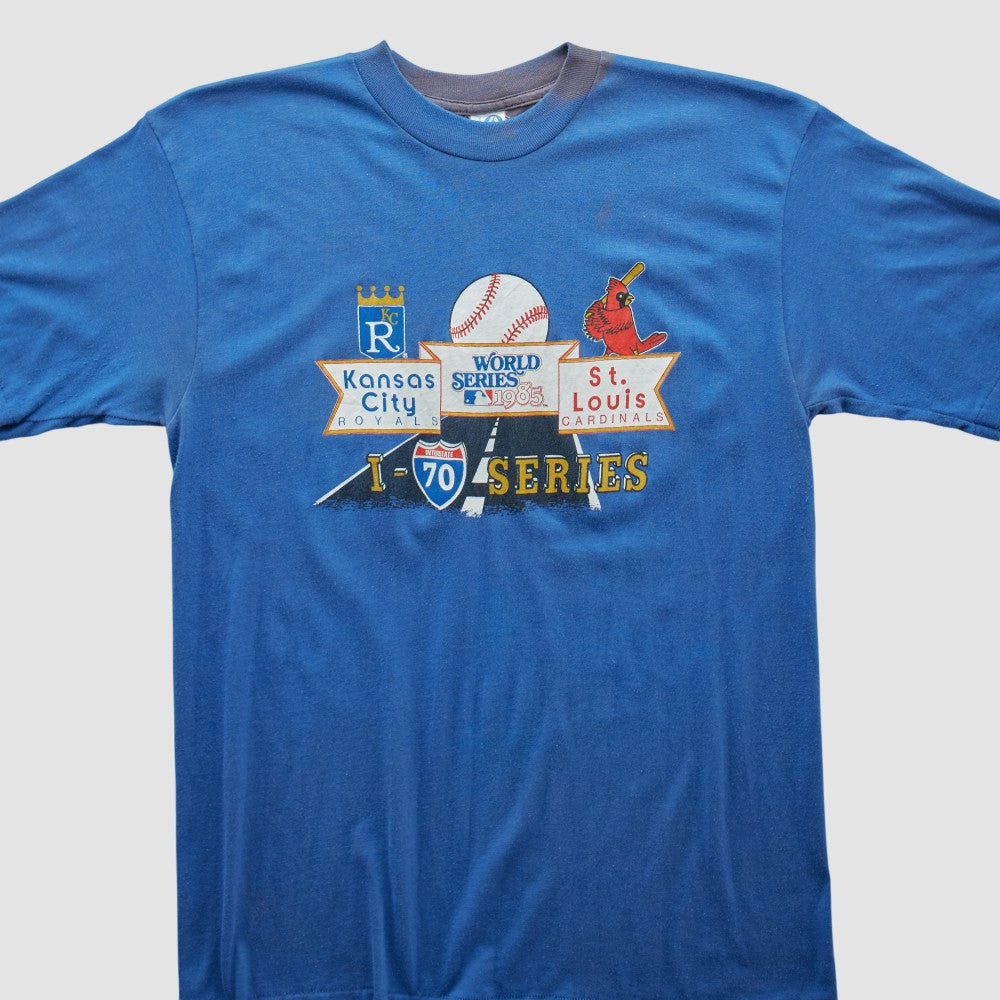 World Series Artex 1985 T-shirt - Blue - M by Fanatics Real Vintage T-shirts