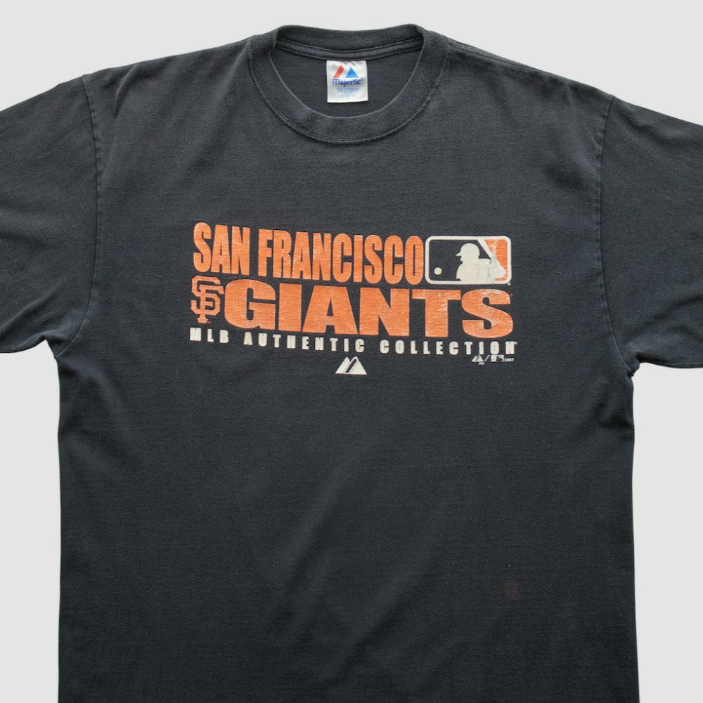 San Francisco Giants Majestic 2007 T-shirt - Black - L by Fanatics Real Vintage T-shirts