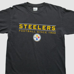 Pittsburgh Steelers Champion 1996 T-shirt Black Vintage