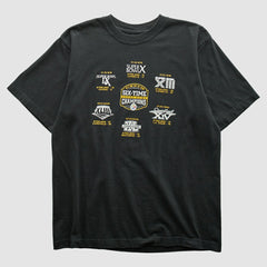 Pittsburgh Steelers Reebok 2009 T-shirt Black Vintage