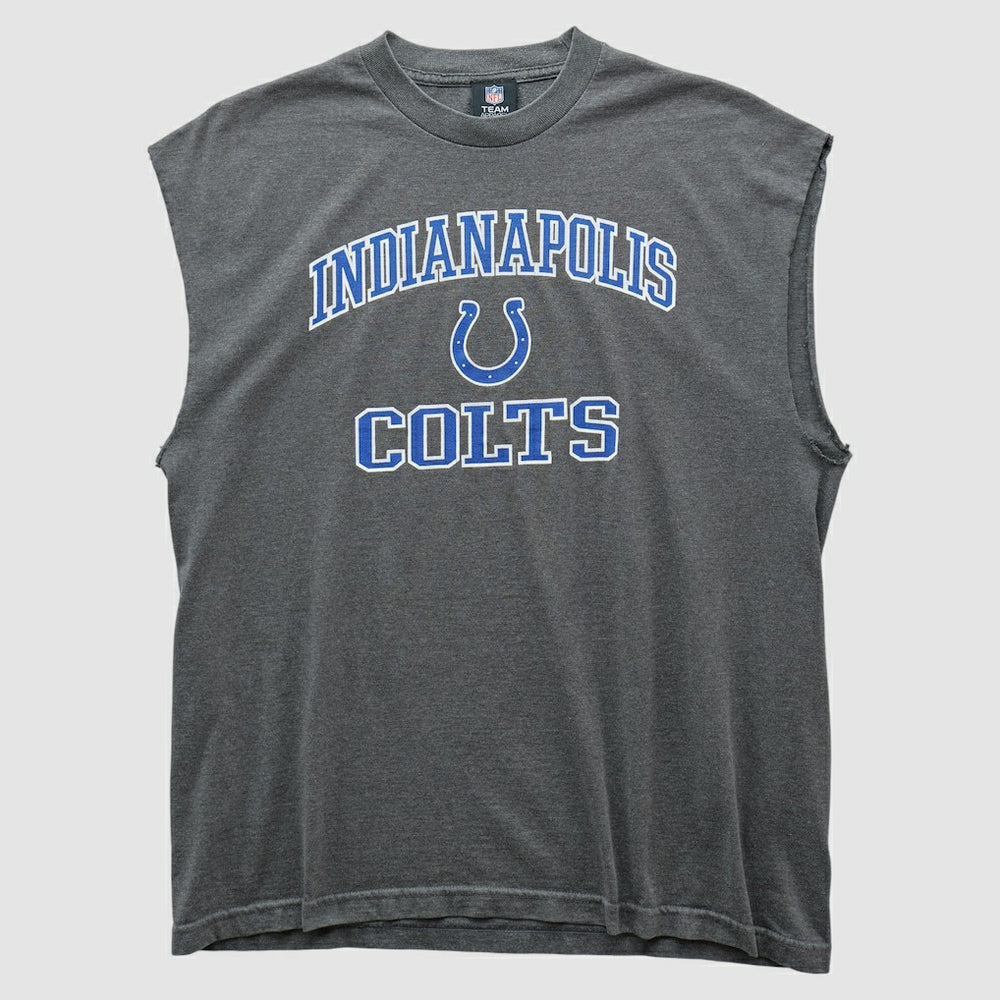 Indianapolis Colts Team Edition Apparel 2010s Tank Dark Heather Gray Vintage