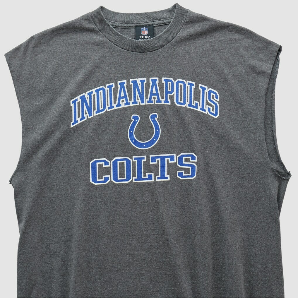 Indianapolis Colts Team Edition Apparel 2010s Tank Dark Heather Gray Vintage