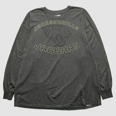 Jacksonville Jaguars NFL 2000s Long Sleeve T-shirt Dark Heather Gray Vintage