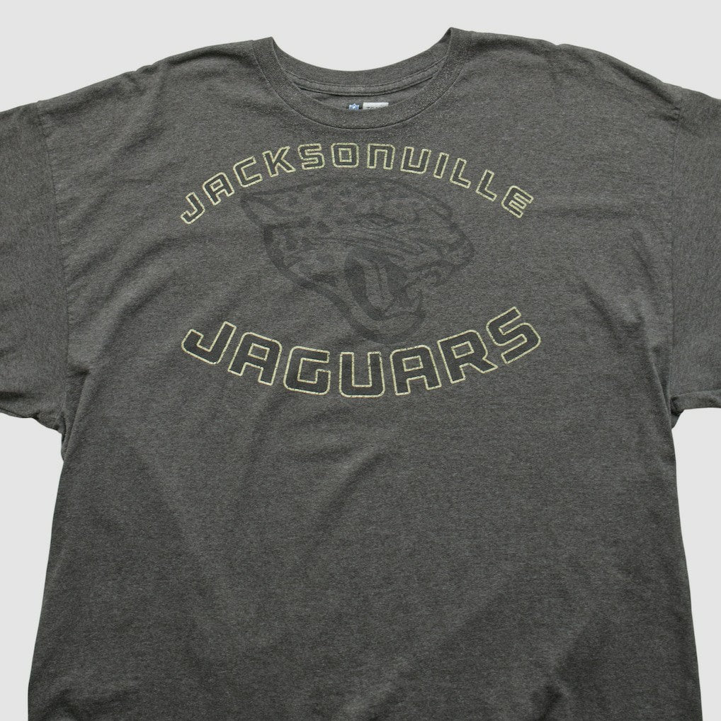 Jacksonville Jaguars NFL 2000s Long Sleeve T-shirt Dark Heather Gray Vintage
