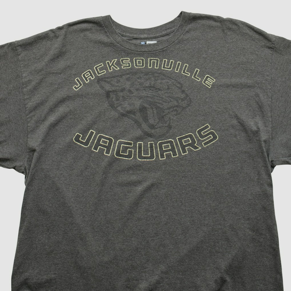 Jacksonville Jaguars NFL 2000s Long Sleeve T-shirt Dark Heather Gray Vintage