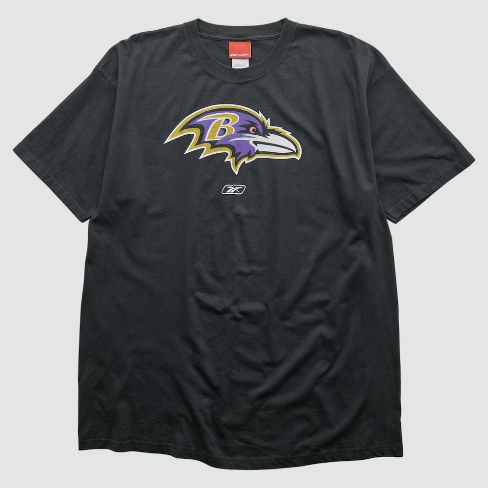 Baltimore Ravens Reebok 2000s T-shirt Black Vintage