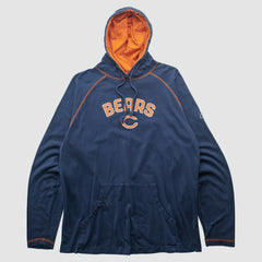 Chicago Bears Reebok 2000s Hooded Pullover Sweatshirt Navy Vintage