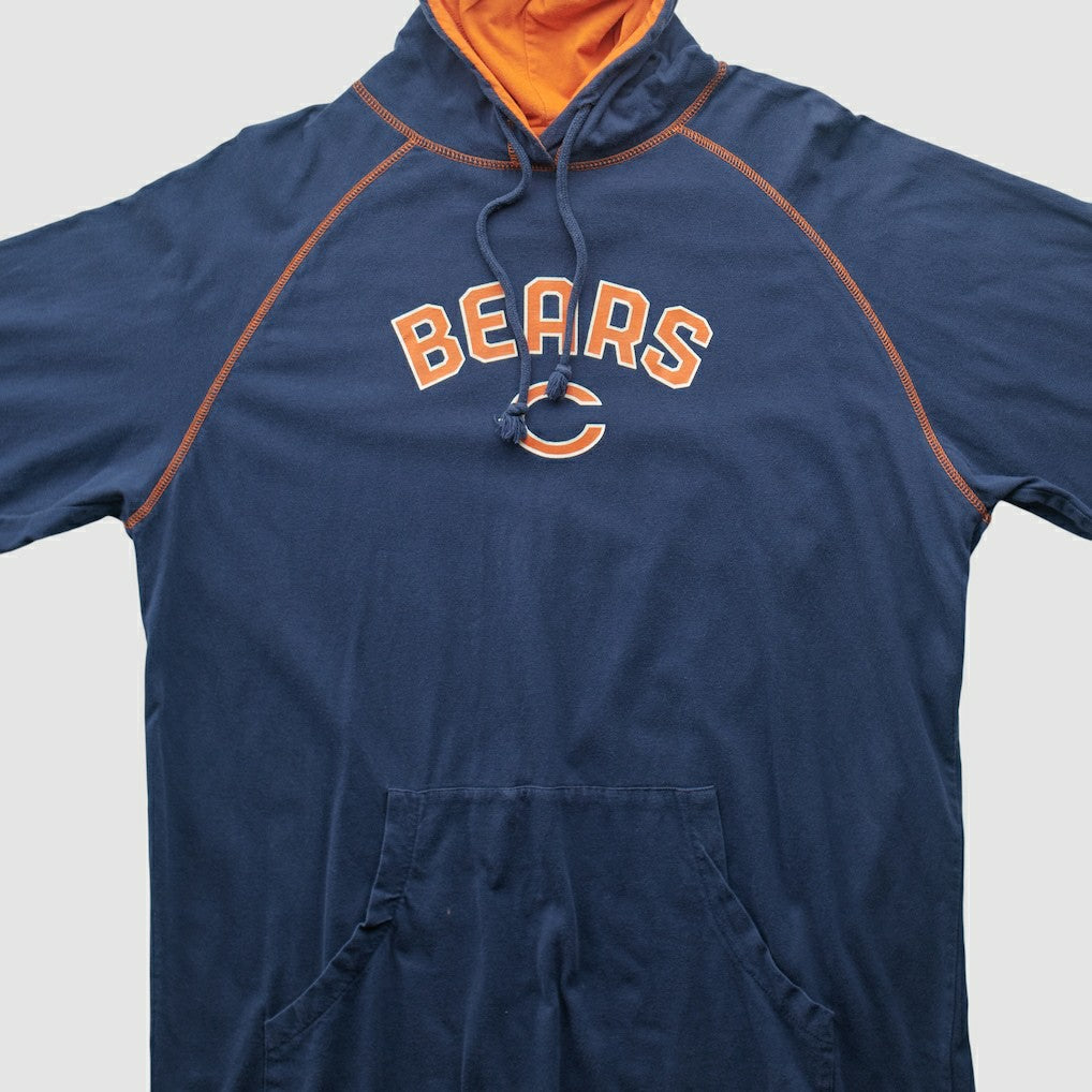 Chicago Bears Reebok 2000s Hooded Pullover Sweatshirt Navy Vintage