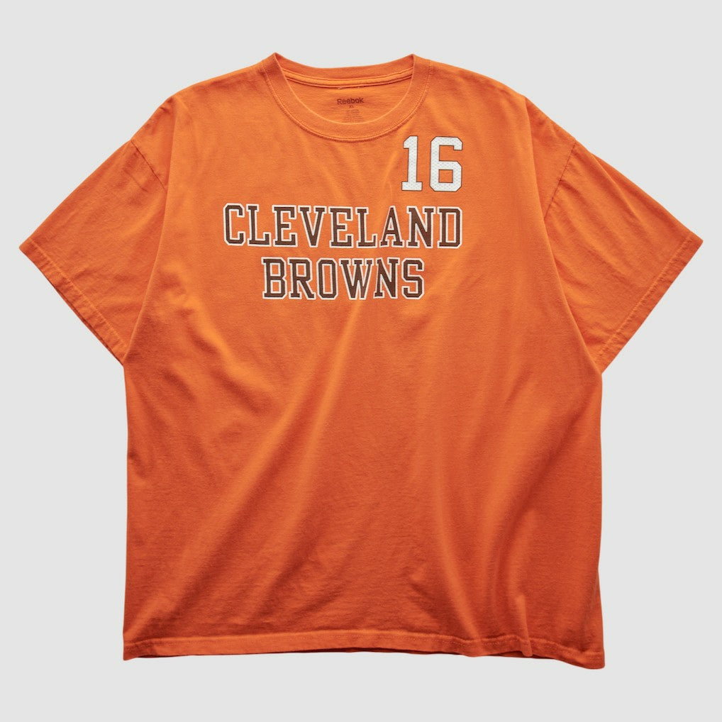 Cleveland Browns Reebok 2000s T-shirt Orange Vintage